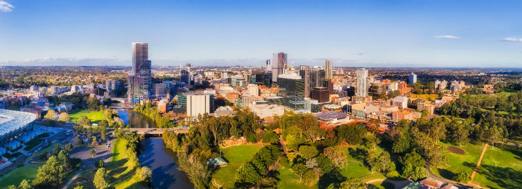 View of the skyline of Sydney Australia