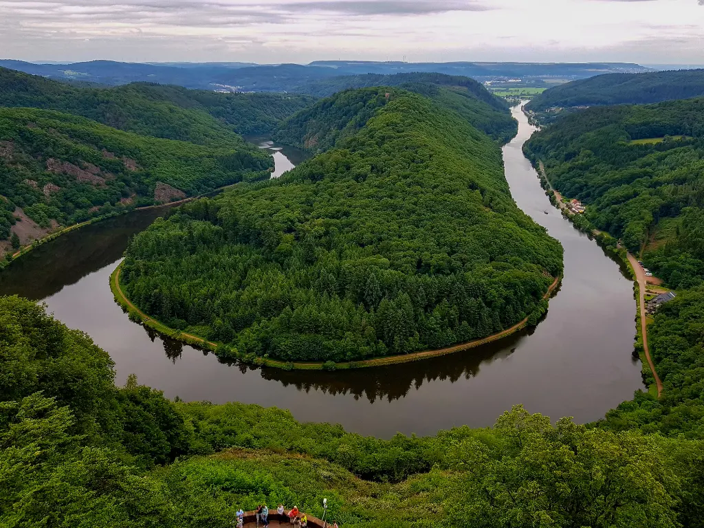 The Saar from above