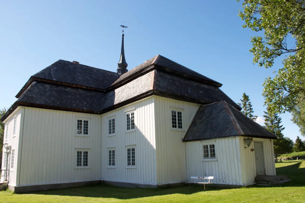 Evenes church on Lofoten islands